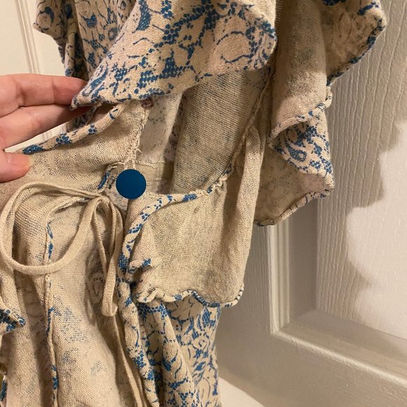 GUC Anthropologie S/M Sleeveless Floral Top - Picture 7 of 8